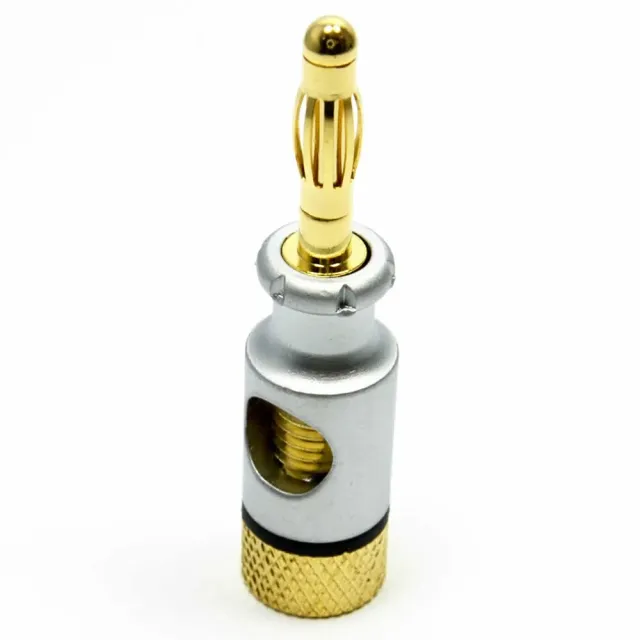 Kenable 4mm Bananenstecker Schwarz Schraubklemme