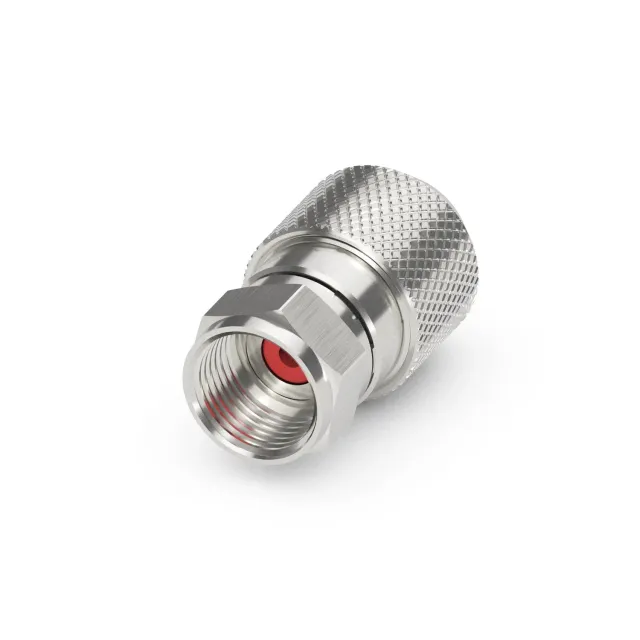 Sonero F-Stecker 7,0-7,5mm Koaxial chrom 4er-Set