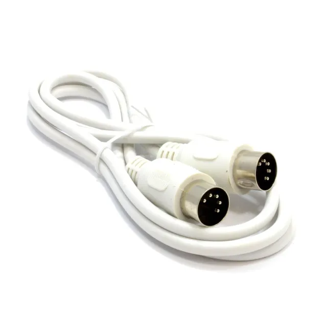 Kenable SoundLab MIDI Kabel 1,2m weiß 5-polig