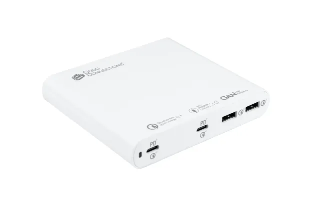 Good Connections GaN-Ladestation 120W 4-Port USB-C/A weiß