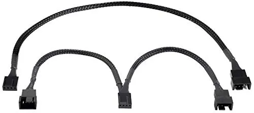 Poppstar PWM Lüfter Kabel Set 4-Pin Y-Kabel 15cm