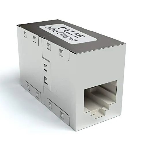 Jamega RJ45 LAN Kupplung CAT6 Verbinder 2er