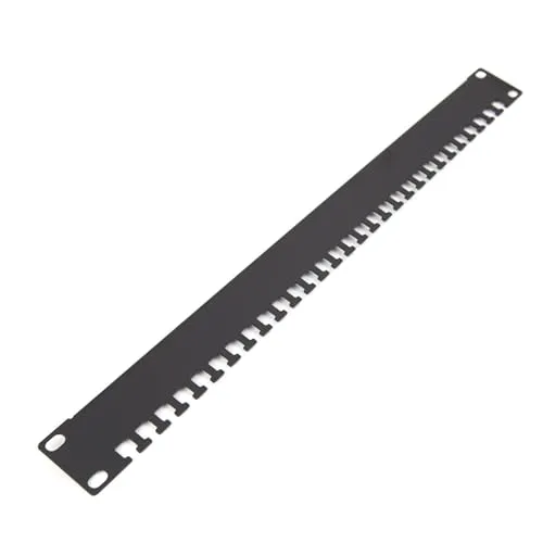 Kenable Kabelführungsleiste 1U 19 Zoll Rack Metall