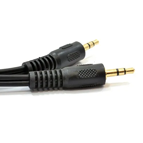 Kenable 3,5mm AUX-Kabel Stereo Mini 0,15m vergoldet