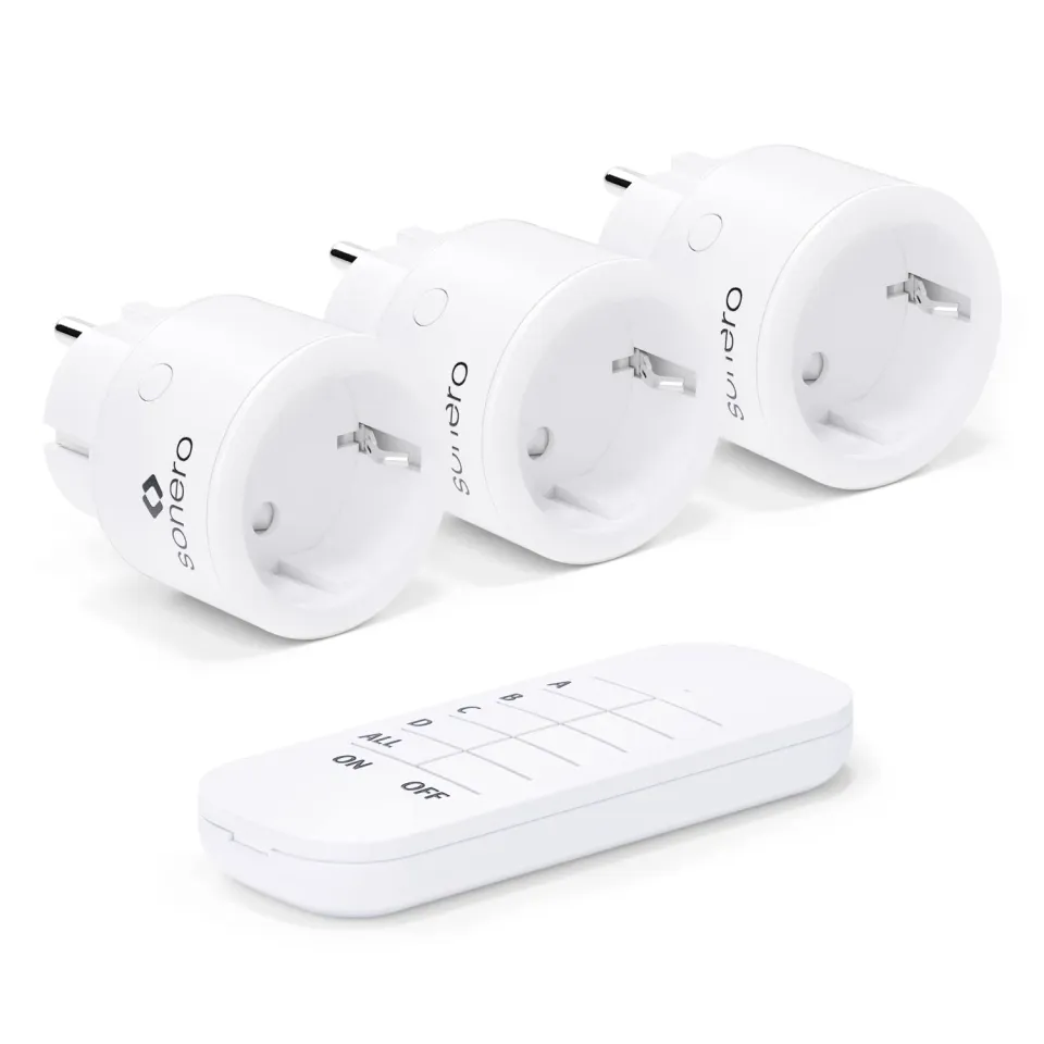 Sonero S-RCS103 Funksteckdosen Set 3er weiß 2300W