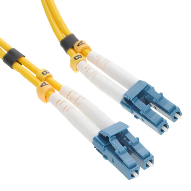 Kenable OS2 Glasfaserkabel LC-LC Duplex 9/125 2m Gelb Singlemode