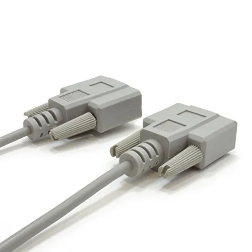 Kenable RS232 Nullmodem Kabel DB9 10m Beige