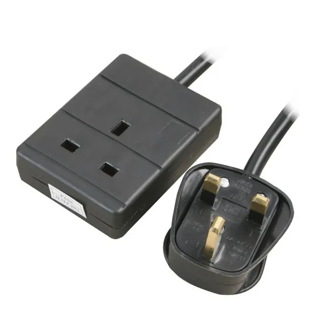 Kenable UK Stromverlängerung 1-fach 15m schwarz