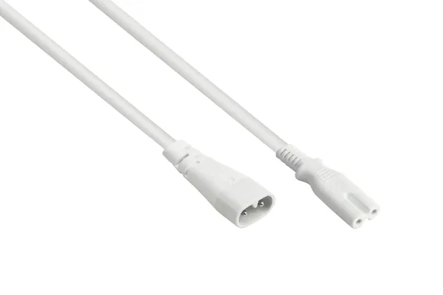 Good Connections P0870-W020 Euro-Verlängerung 2m Weiß