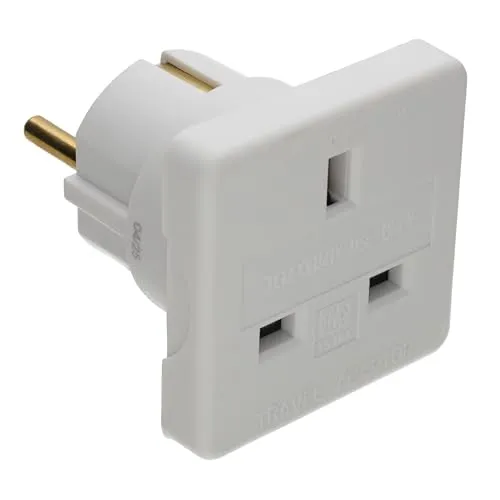 Kenable UK auf Euro Reiseadapter Schuko Strom