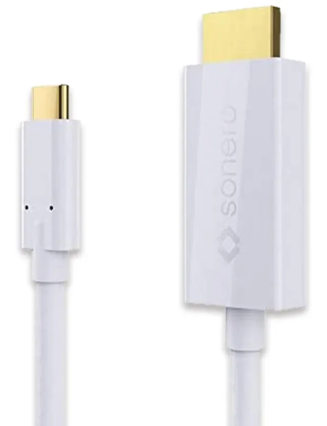 Sonero UCC011-020 USB-C HDMI Kabel 2,0 m weiß 4K 60Hz