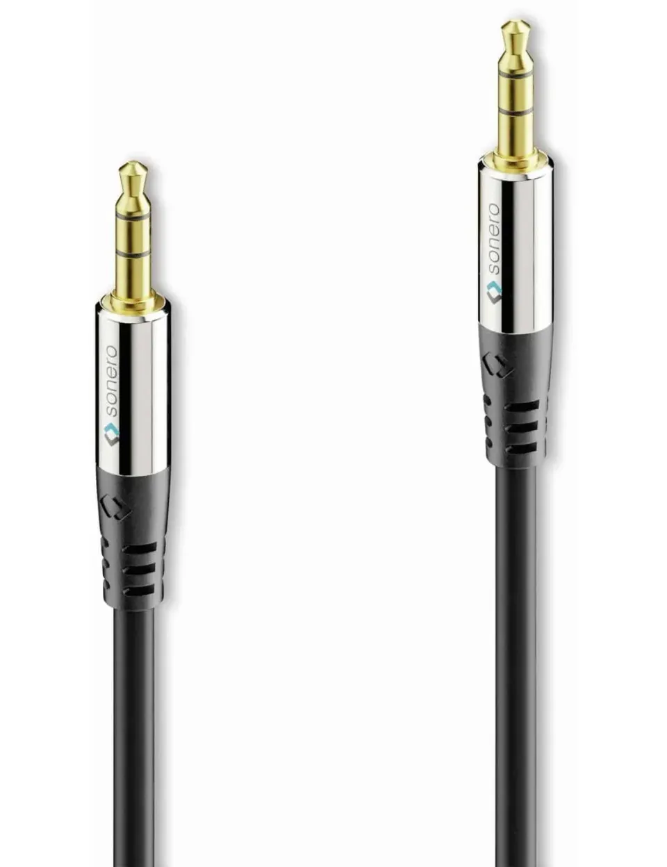 Sonero Premium 3,5mm Klinke Audiokabel 3 m schwarz Stereo
