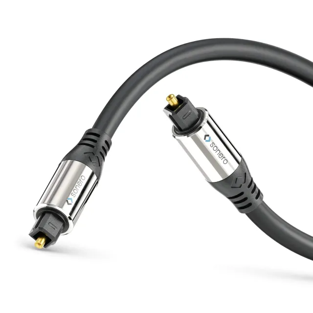 Sonero Premium S-OC100-030 Toslinkkabel 3 m schwarz Glasfaser