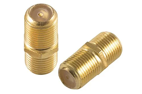 Poppstar Coax Set F-Stecker 15-teilig vergoldet wetterfest