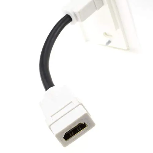 Kenable HDMI Wandplatte Euro Unterputz 1-Port Einzeln