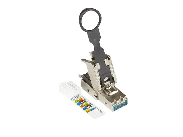 Good Connections Cat. 6A Netzwerkstecker werkzeuglos STP Metall