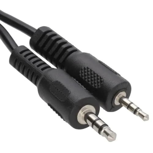 kenable 3,5mm auf 2,5mm Klinkenkabel 3m schwarz Stereo