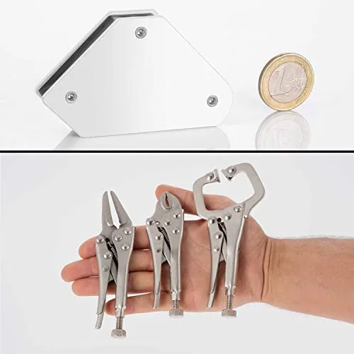 Poppstar Mini Magnet-Schweißwinkel Set 6-teilig magnetisch