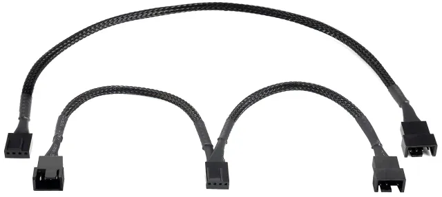 Poppstar PWM Lüfter Kabel Set 4-Pin Y-Kabel 15cm