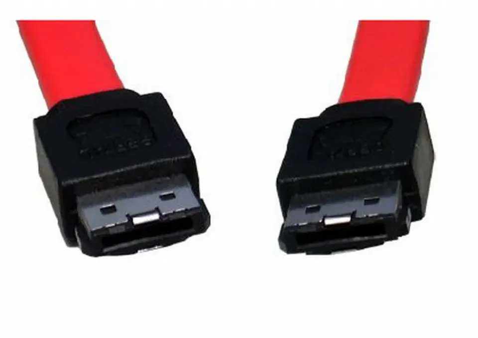 Kenable eSATA Kabel 1m rot 7-Pin 3 Gbit/s