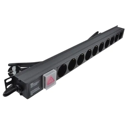 Kenable PDU Steckdosenleiste vertikal 10-fach Schuko 1,8m