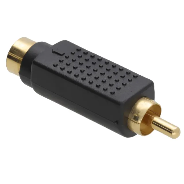 Kenable SVHS S-Video Composite Cinch Adapter vergoldet bidirektional