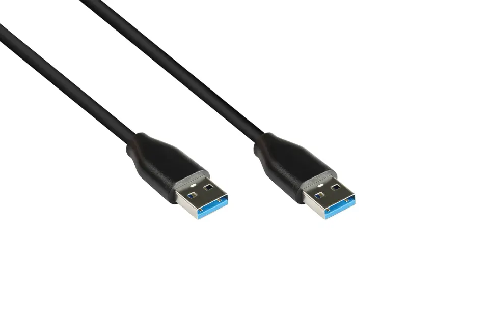 Good Connections USB 3.2 Gen2 Kabel A-A 0,5m schwarz 10Gbit