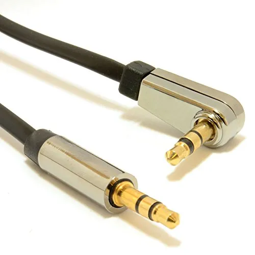 Kenable 007367 Audiokabel verschlaufungsfrei schwarz