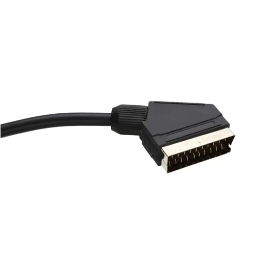 Kenable SCART-Kabel 1m schwarz vergoldet 21-polig