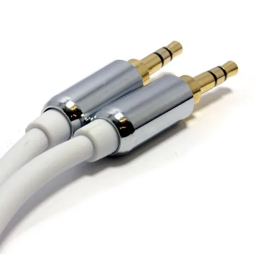 Kenable 006915 Audiokabel 3,5mm 3m weiß Stereo