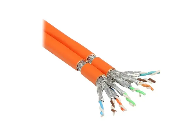 Good Connections Cat.7 Verlegekabel Duplex 100m orange 1000MHz