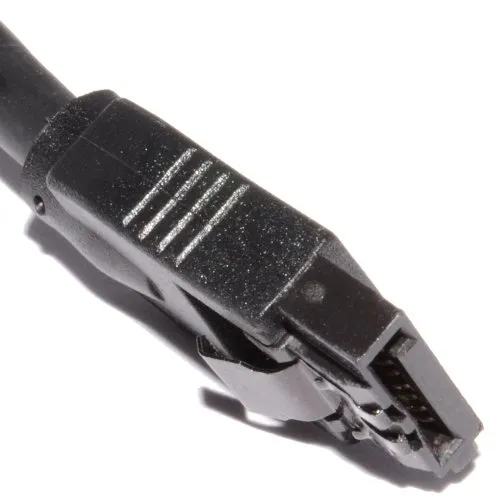 Kenable SATA III Datenkabel 45 cm 6Gb/s mit Clip