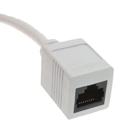kenable Cat5E Netzwerkkabel Verlängerung 10m weiß