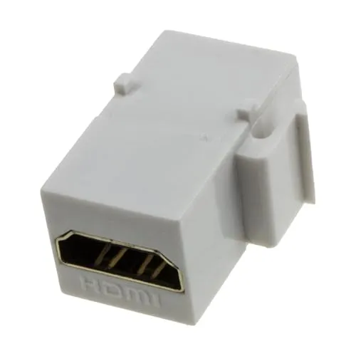 Kenable HDMI Keystone Modul weiß Kupplung Snap-In