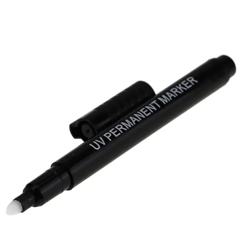 Kenable UV Sicherheitsmarker 5er Pack unsichtbar permanent