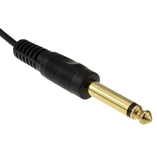 Kenable 3,5mm auf 6,35mm Mono-Klinkenkabel 0,5m Mischpult
