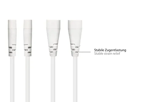 Good Connections P0870-W020 Euro-Verlängerung 2m Weiß