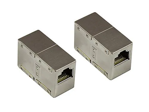 Good Connections Cat.6A Patchkabel-Kupplung RJ45 silber
