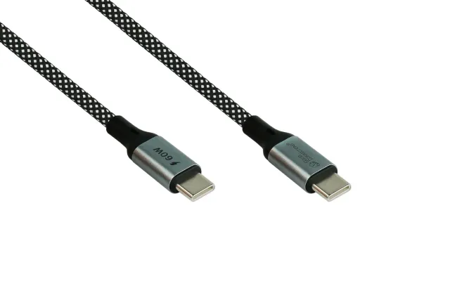 Good Connections USB-C Spiralkabel 60W 1m Textil
