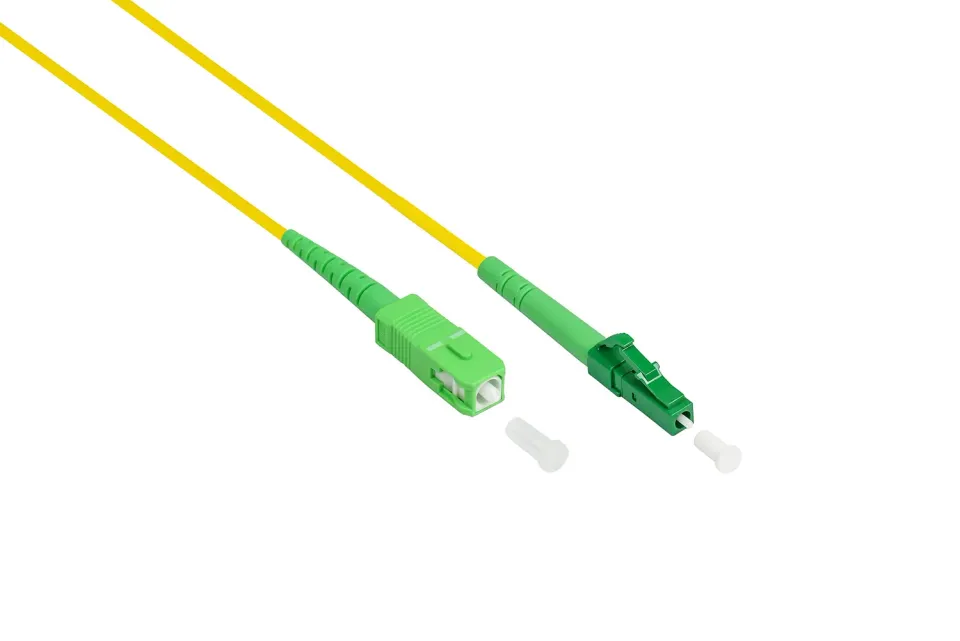 Good Connections OS2 LWL-Kabel LC-APC/SC-APC 0,5m gelb