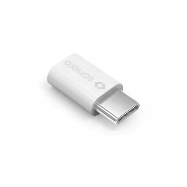 Sonero X-UA112 USB-Adapter USB-C auf Micro-USB weiß