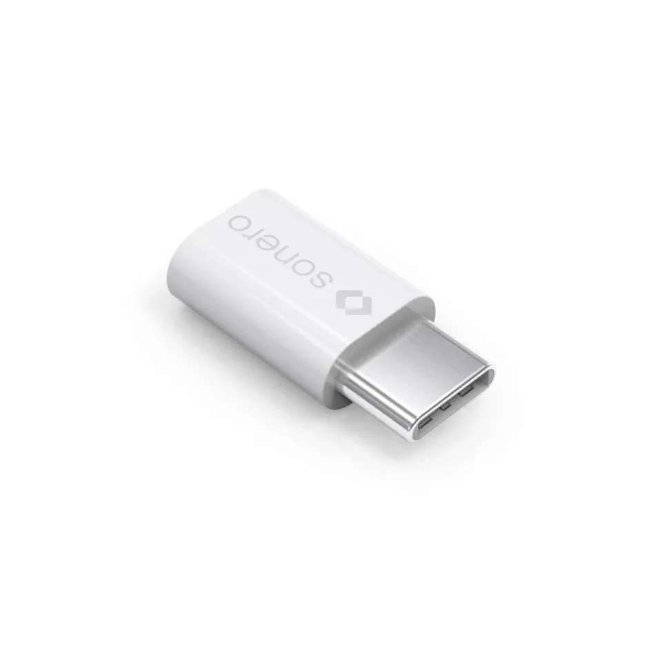 Sonero X-UA112 USB-Adapter USB-C auf Micro-USB weiß