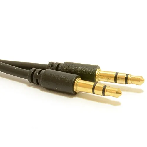 Kenable Slimline Pro AUX Kabel 3,5mm 0,3m schwarz