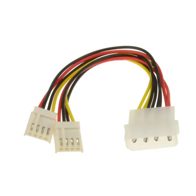 Kenable Molex Y-Stromkabel Floppy 13,5 cm schwarz