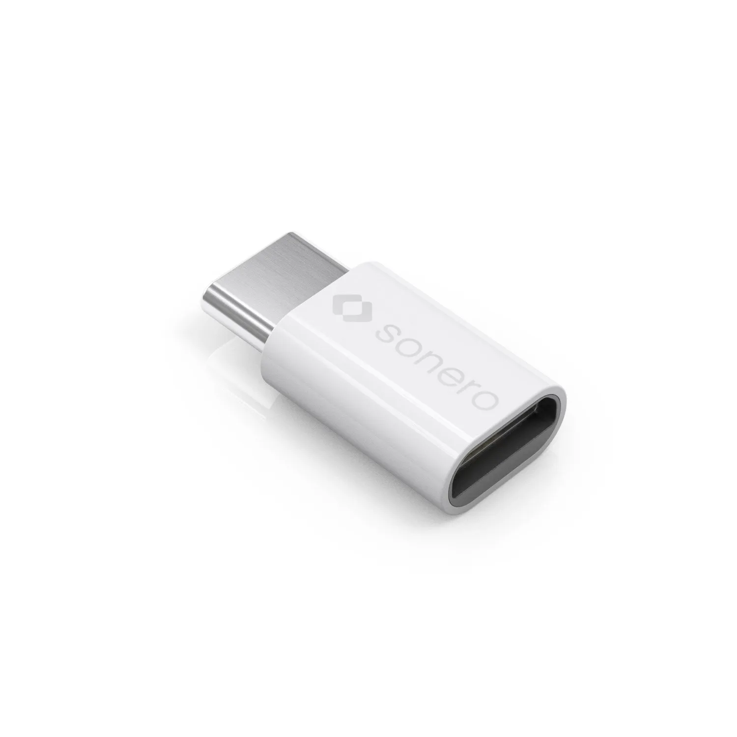 Sonero X-UA112 USB-Adapter USB-C auf Micro-USB weiß