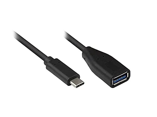 Good Connections OTG Adapterkabel USB-C/USB-A 0,1 m