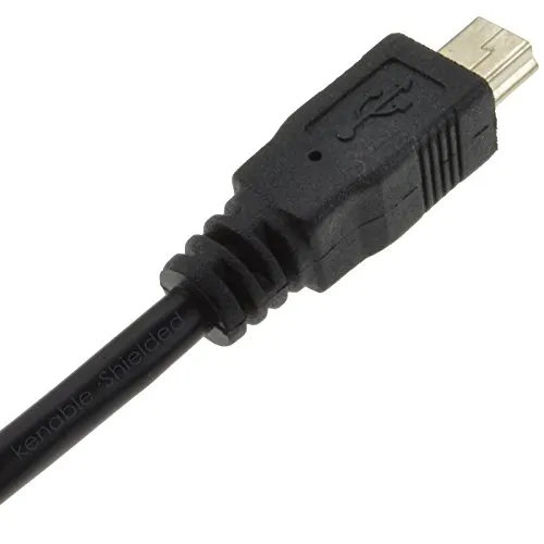 Kenable USB 2.0 Kabel A auf Mini-B 0,6m schwarz Hi-Speed