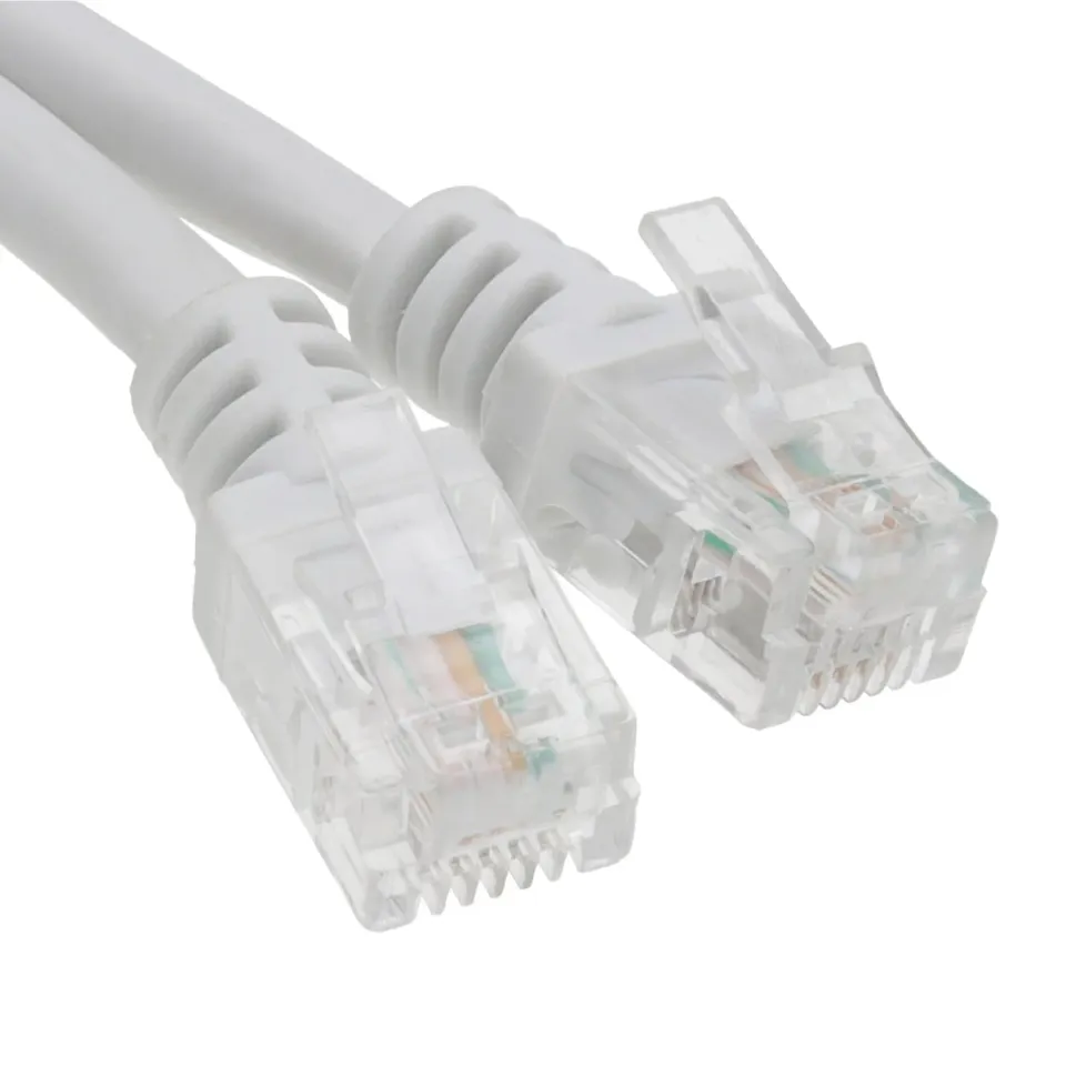 Kenable ADSL2+ Modemkabel RJ11-RJ11 4m Weiß bis 100 Mbit/s