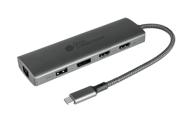 Good Connections USB-C Hub 10-Port 96W anthrazit