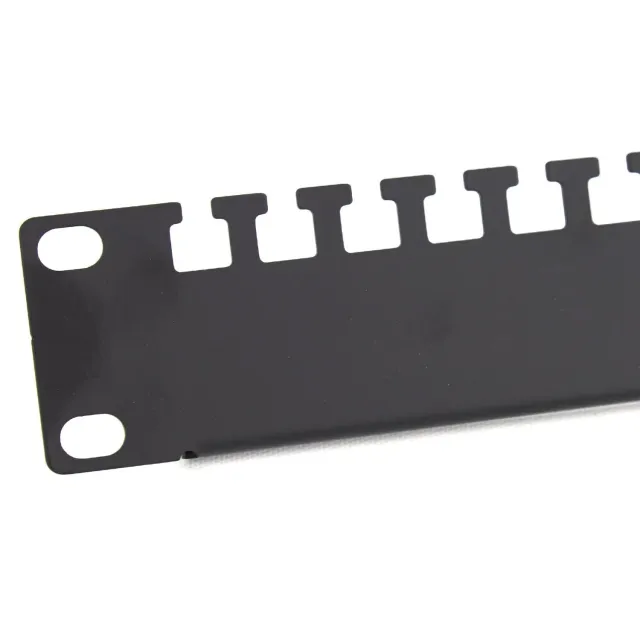 Kenable Kabelführungsleiste 1U 19 Zoll Rack Metall